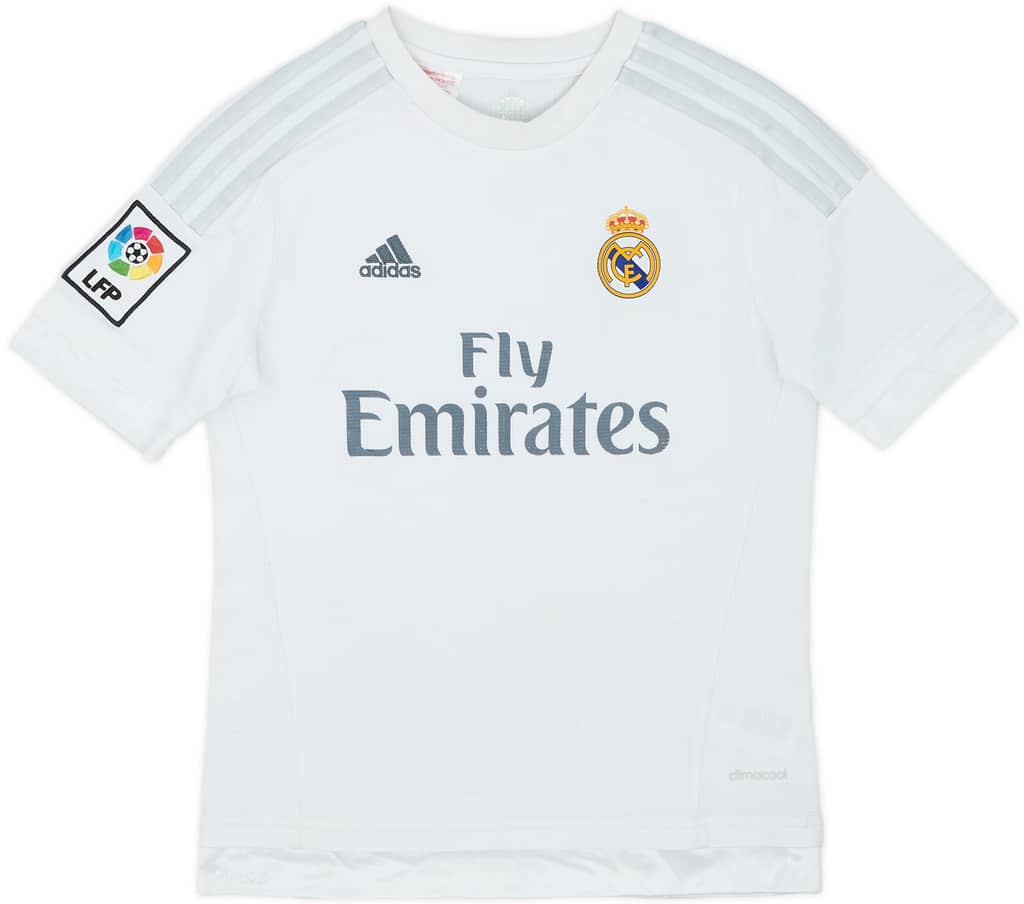 2015-16 Real Madrid Home Shirt - 7/10 - (M.Boys)