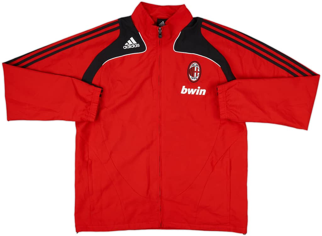 2008-09 AC Milan adidas Track Jacket - 8/10 - (L/XL)