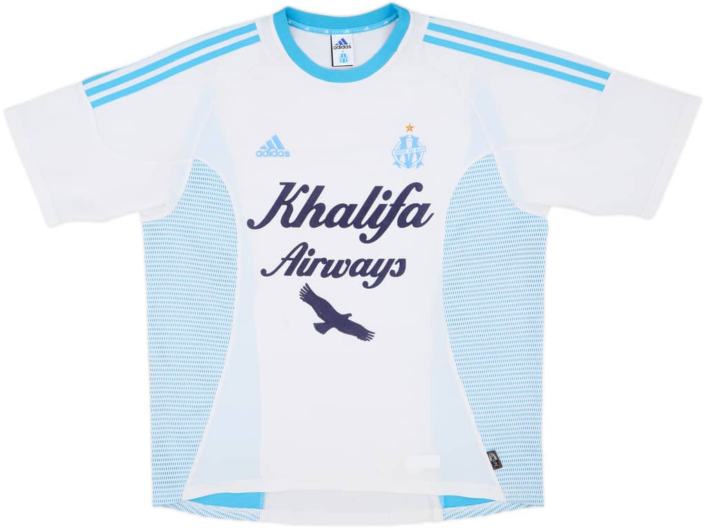 2002-03 Olympique Marseille Home Shirt - 7/10 - (XL)