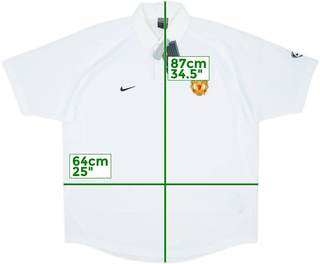 2003-04 Manchester United Nike Polo Shirt (XXL)