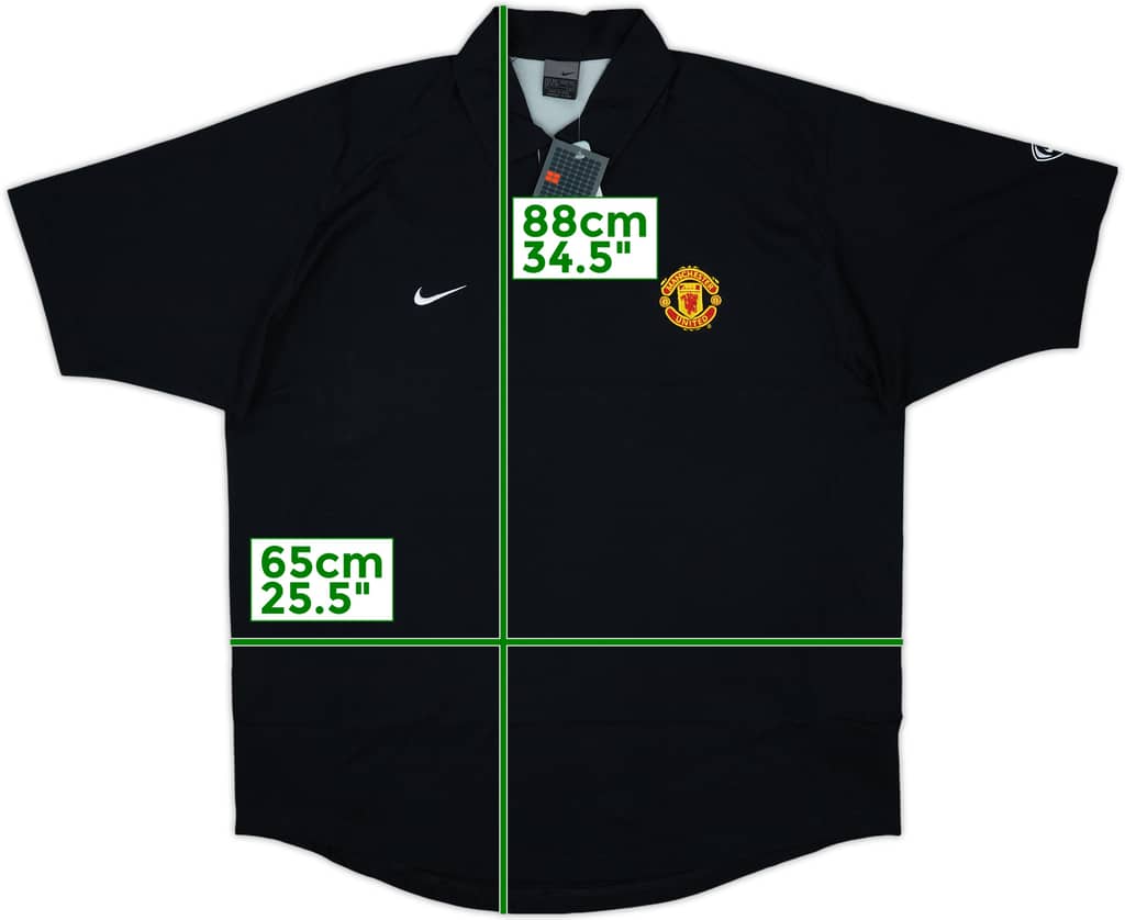 2003-04 Manchester United Nike Polo Shirt (XXL)