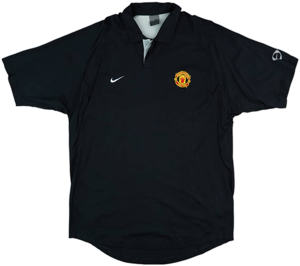 2003-04 Manchester United Nike Polo Shirt - 9/10 - (XXL)
