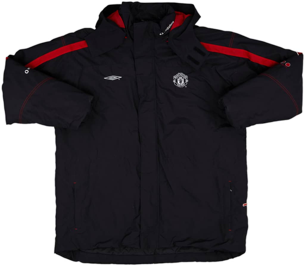 2000-01 Manchester United Umbro Padded Bench Coat - 8/10 - (XXL)