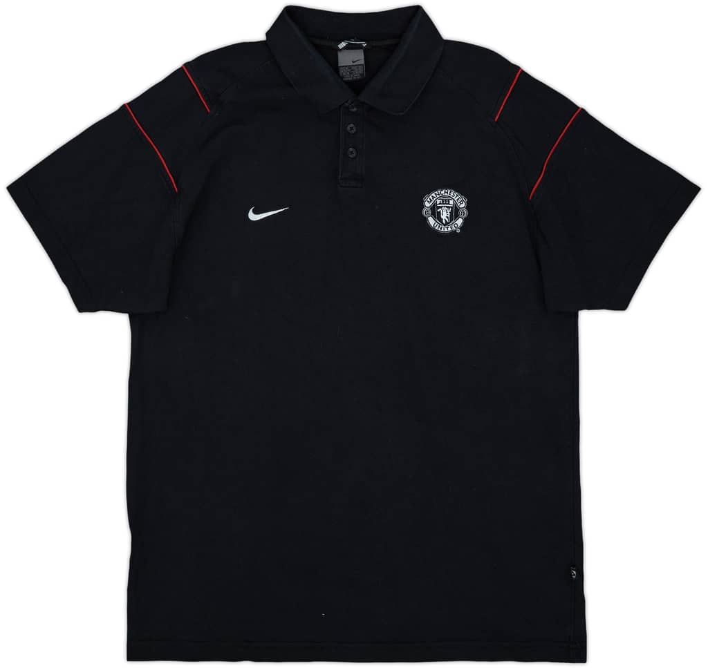 2003-04 Manchester United Nike Polo Shirt - 9/10 - (XL)