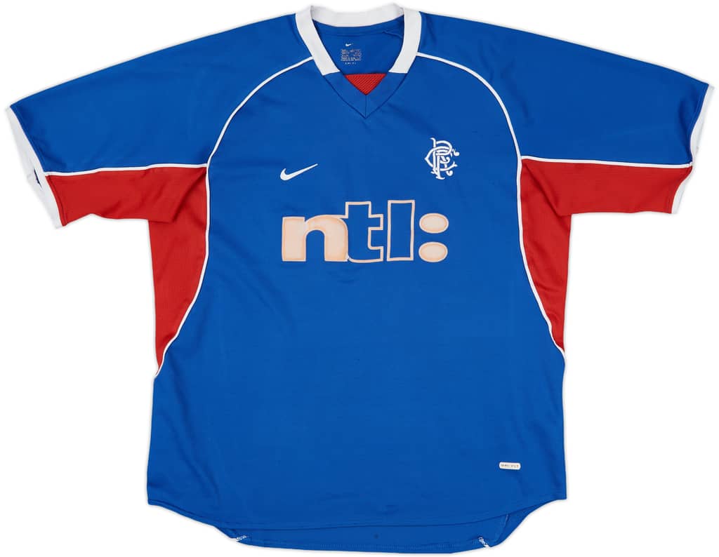 2001-02 Rangers Home Shirt - 6/10 - (L)