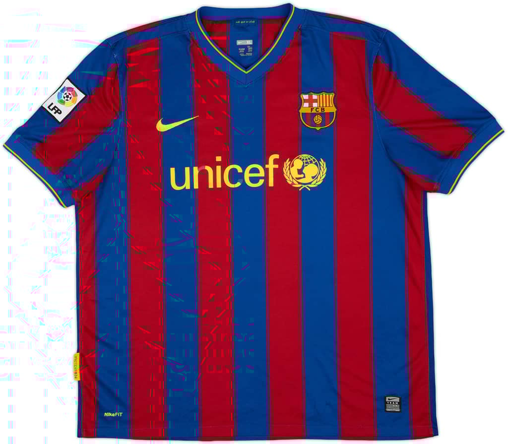 2009-10 Barcelona Home Shirt - 5/10 - (XL)
