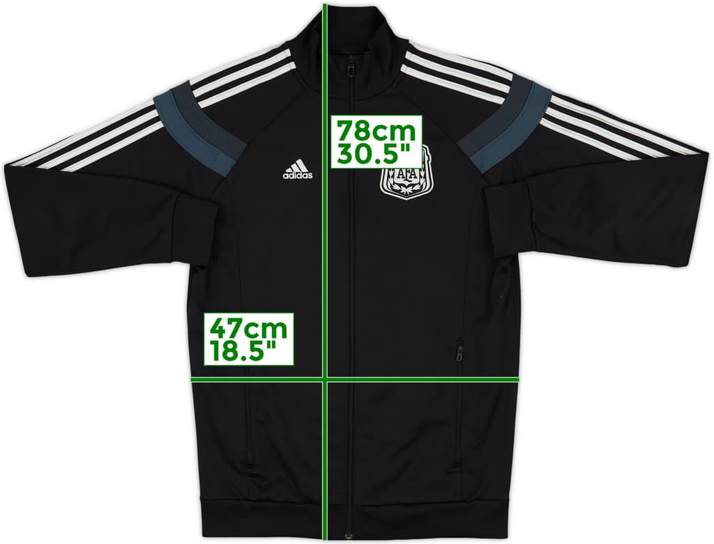 2013-14 Argentina adidas Track Jacket - 8/10 - (S)