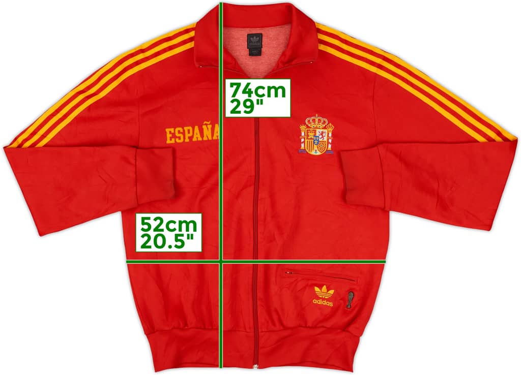 2006-07 Spain adidas Originals Retro Track Jacket - 8/10 - (L)