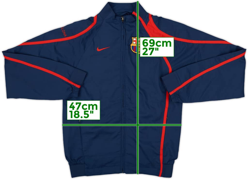 2007-08 Barcelona Nike Track Jacket - 8/10 - (S)