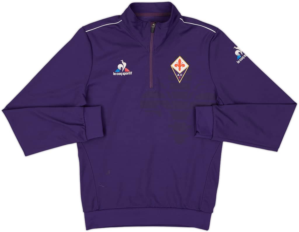 2019-20 Fiorentina Le Coq Sportif 1/4 Track Jacket - 6/10 - (XS)