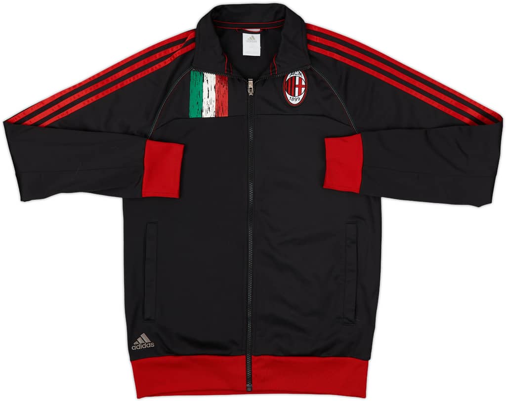 2012-13 AC Milan adidas Track Jacket - 9/10 - (M)