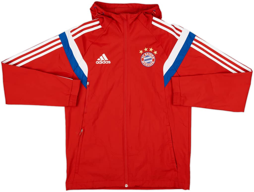 2014-15 Bayern Munich adidas Hooded Track Jacket - 8/10 - (S)