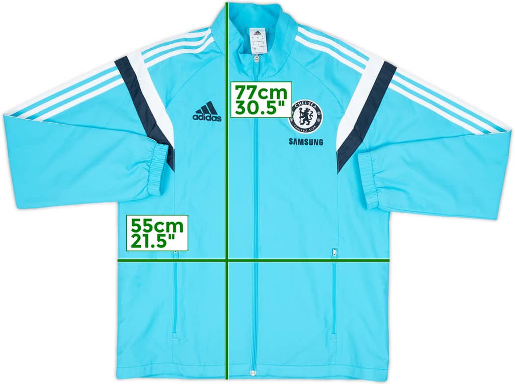 2014-15 Chelsea adidas Track Jacket - 7/10 - (M)