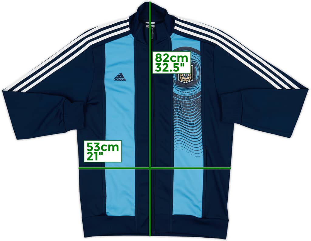 2012-13 Argentina adidas Track Jacket - 8/10 - (L)