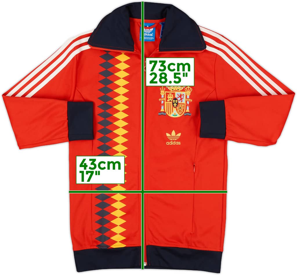 2014-15 Spain adidas Originals Retro Track Jacket - 9/10 - (S)