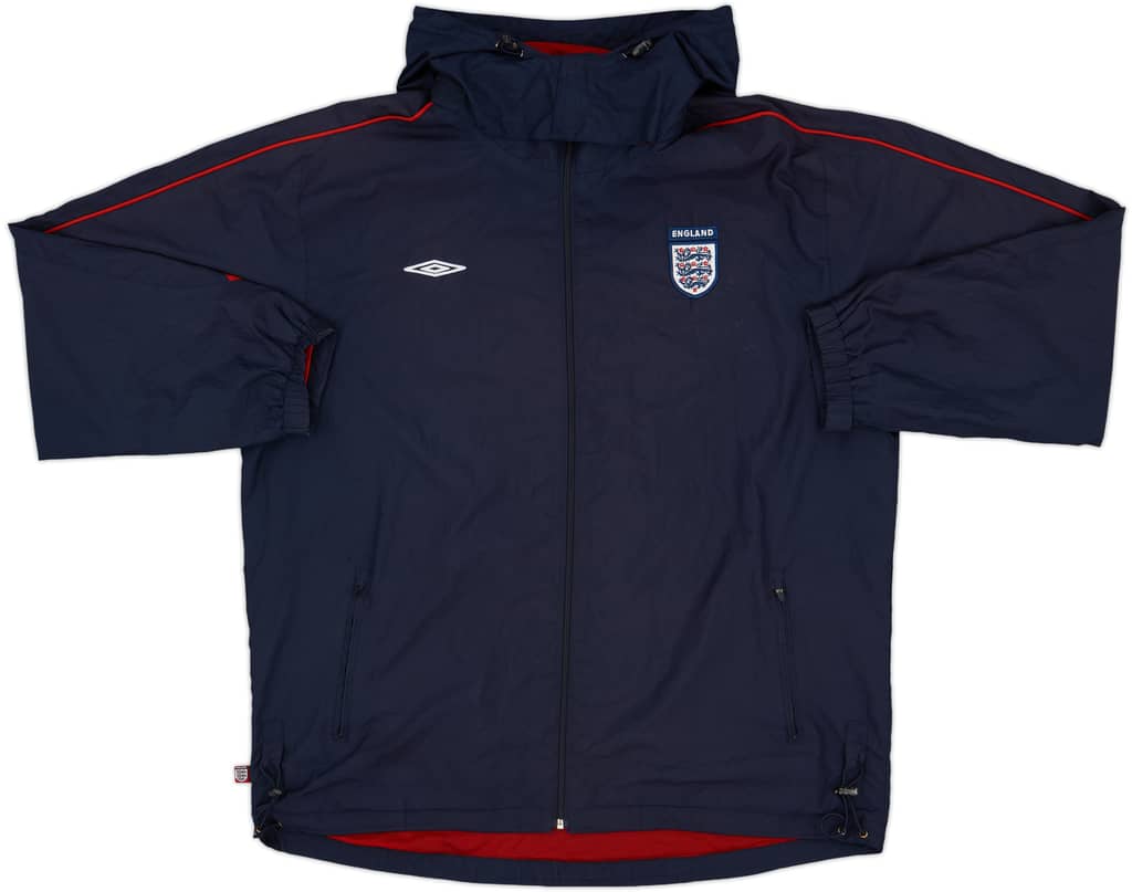 2007-09 England Umbro Hooded Track Jacket - 8/10 - (XL)