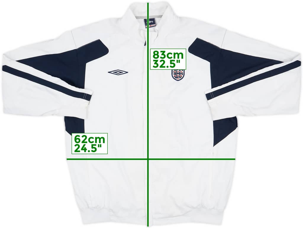 2007-09 England Umbro Track Jacket - 8/10 - (XL)