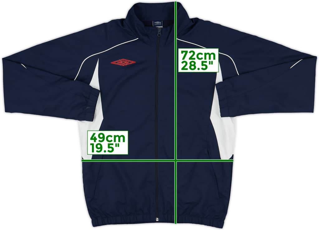 2007-09 England Umbro Track Jacket - 6/10 - (M)