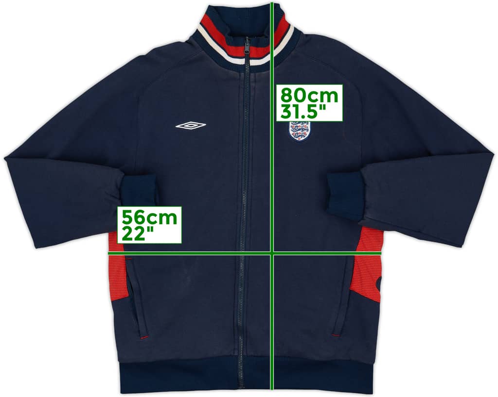 2004-06 England Umbro Track Jacket - 8/10 - (XL)