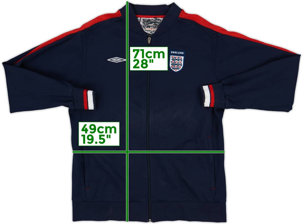 2007-09 England Umbro Track Jacket - 6/10 - (S)