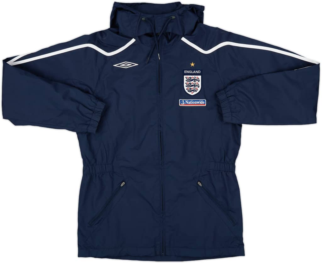 2007-09 England Umbro Hooded Rain Jacket - 8/10 - (S)