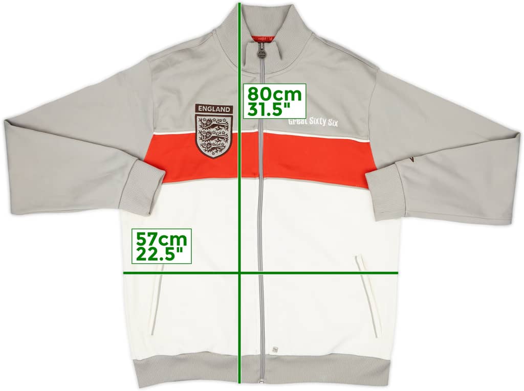 2008-09 England Great Sixty Six Umbro Track Jacket - 6/10 - (XL)