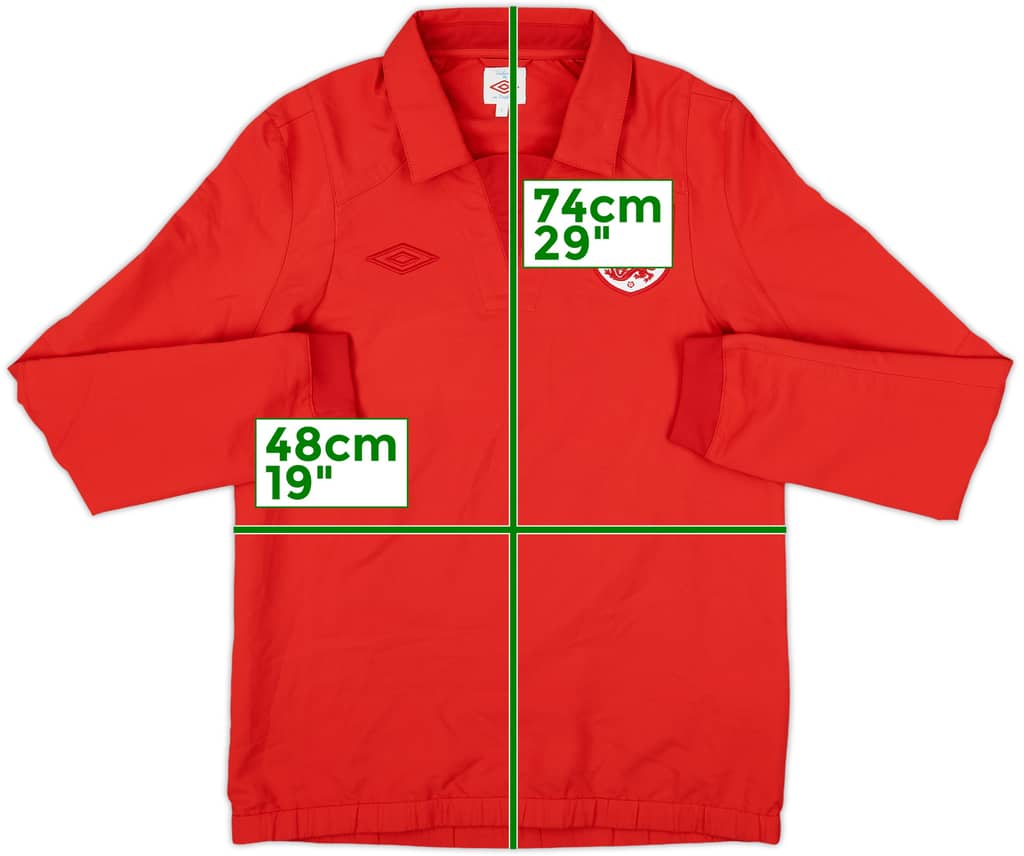 2012-13 England Umbro Drill Top - 8/10 - (S)
