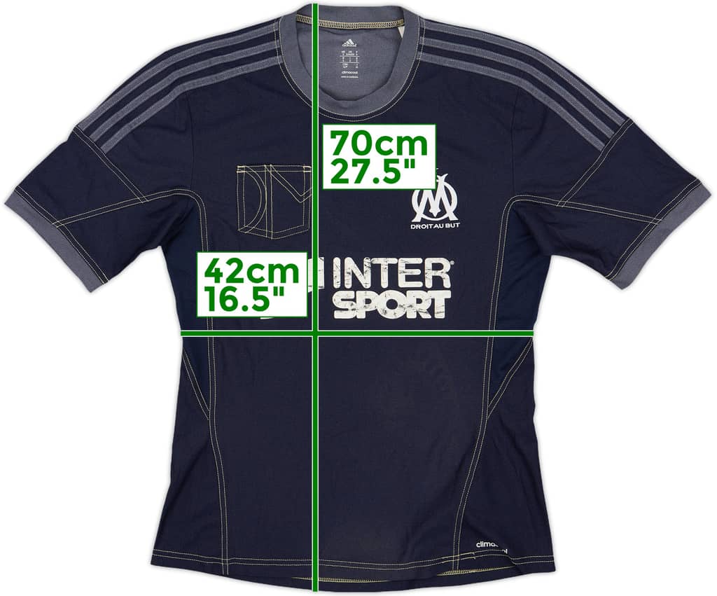 2013-14 Olympique Marseille Away Shirt - 5/10 - (S)