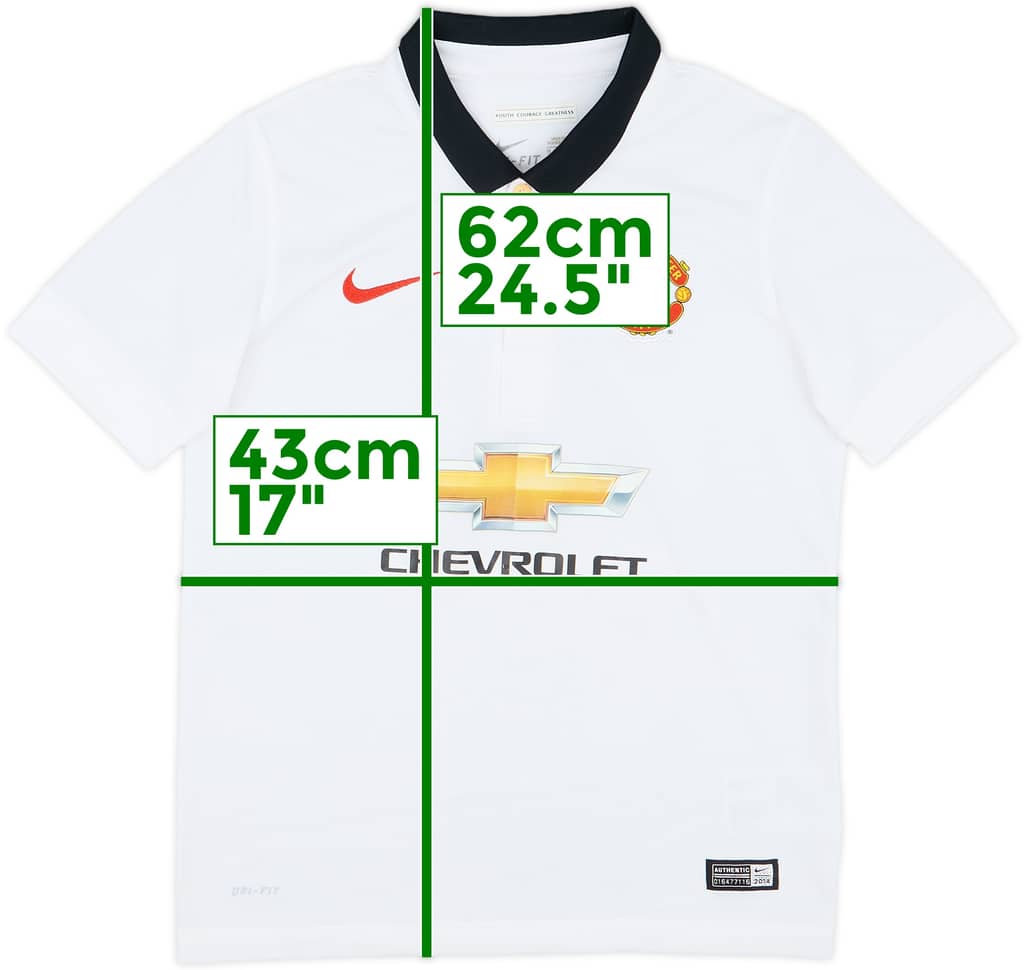 2014-15 Manchester United Away Shirt - 7/10 - (M.Boys)