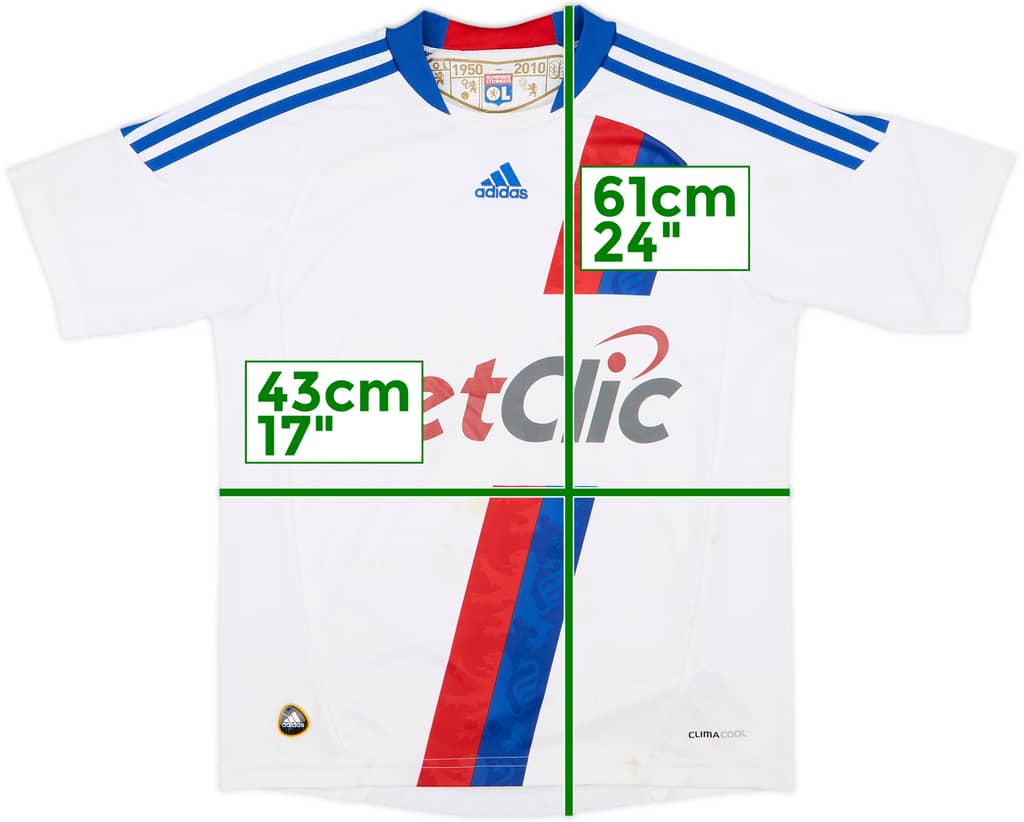 2010-11 Lyon Home Shirt - 6/10 - (M.Boys)