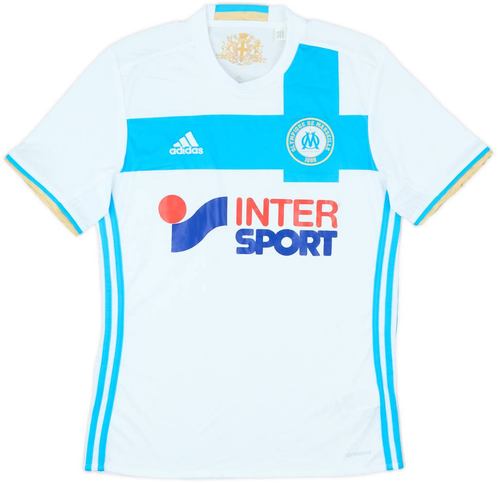 2016-17 Olympique Marseille Home Shirt - 8/10 - (S)