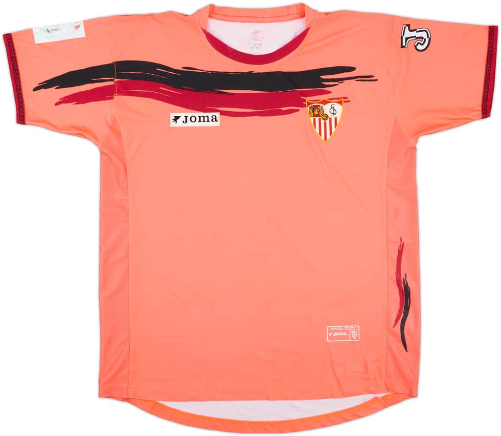 2006-07 Sevilla Match Issue Away Shirt #10