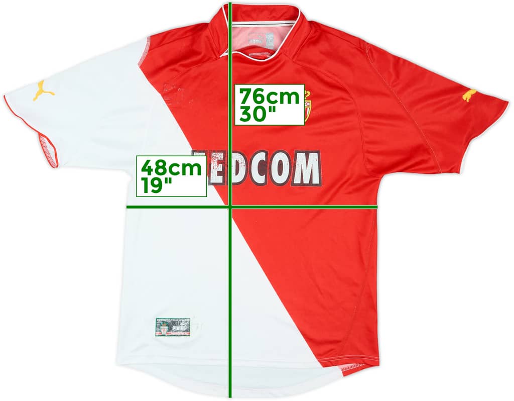 2003-04 Monaco Home Shirt - 4/10 - (L)