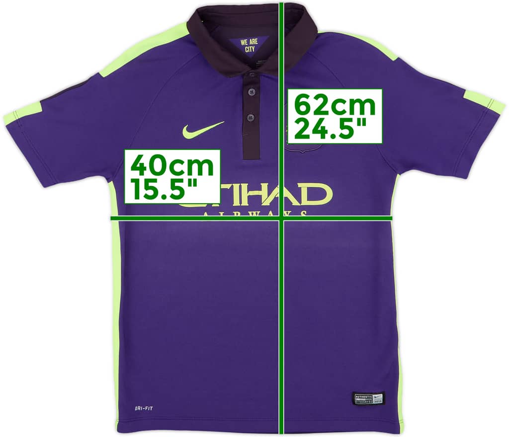 2014-15 Manchester City Third Shirt - 6/10 - (L.Boys)