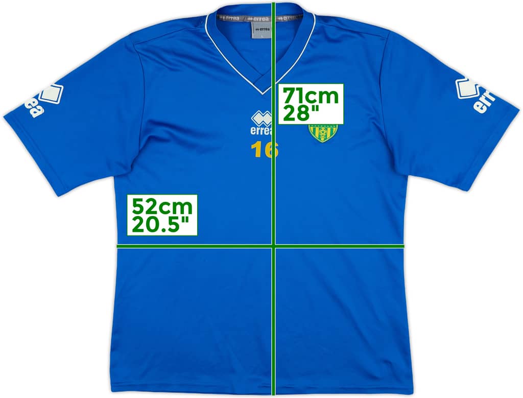 2011-12 Nantes Player Issue Errea Training Shirt - 6/10 - (L)