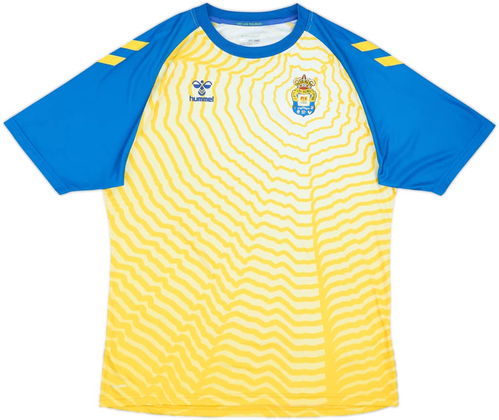 2021-22 Las Palmas Hummel Pre-Match Training Shirt - 8/10 - (L)