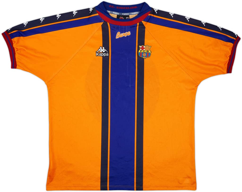 1997-98 Barcelona Away Shirt - 6/10 - (XL)