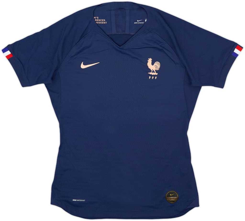 2019 France Women's Authentic Home Shirt - 9/10 - (Women's S)