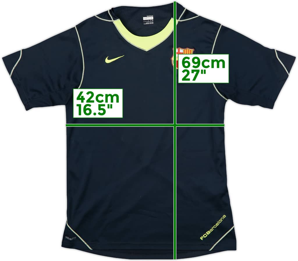 2007-08 Barcelona Nike Training Shirt - 8/10 - (S)