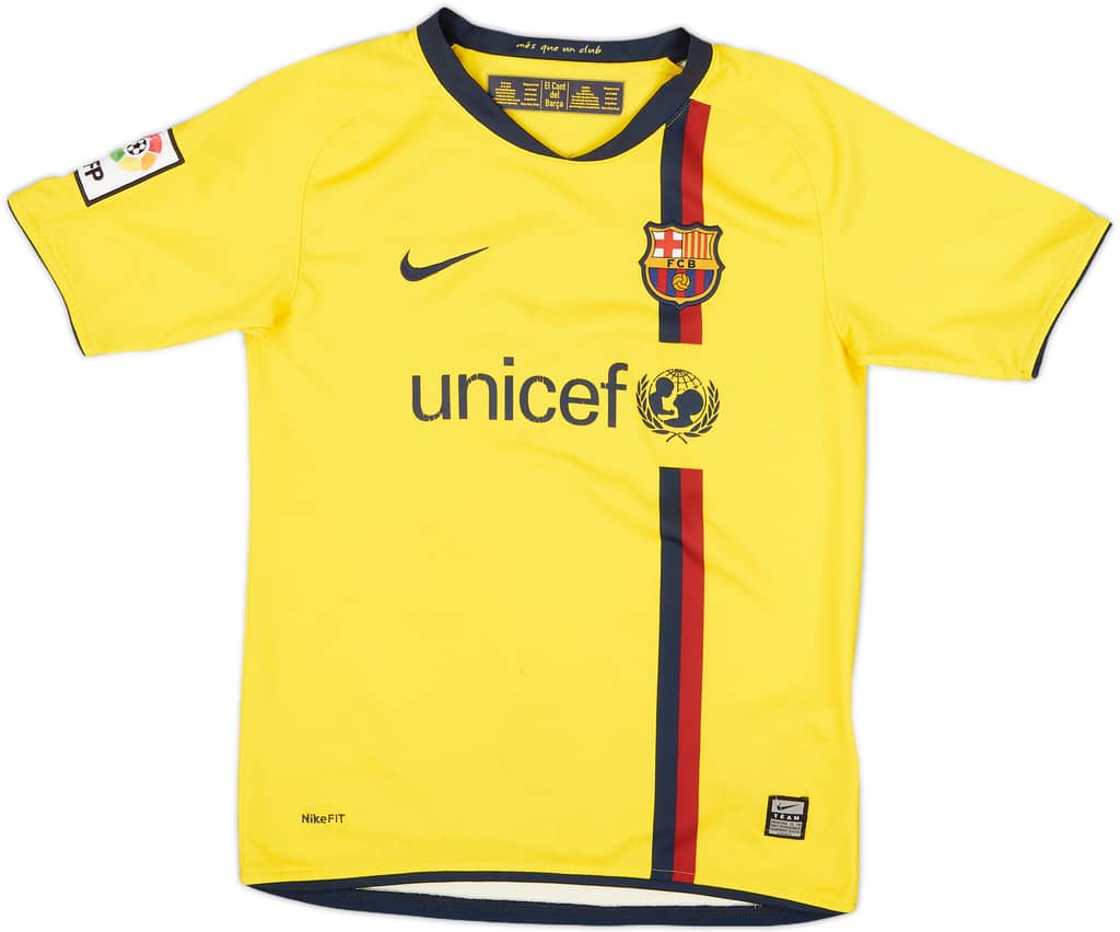 2008-10 Barcelona Away Shirt - 5/10 - (M.Boys)