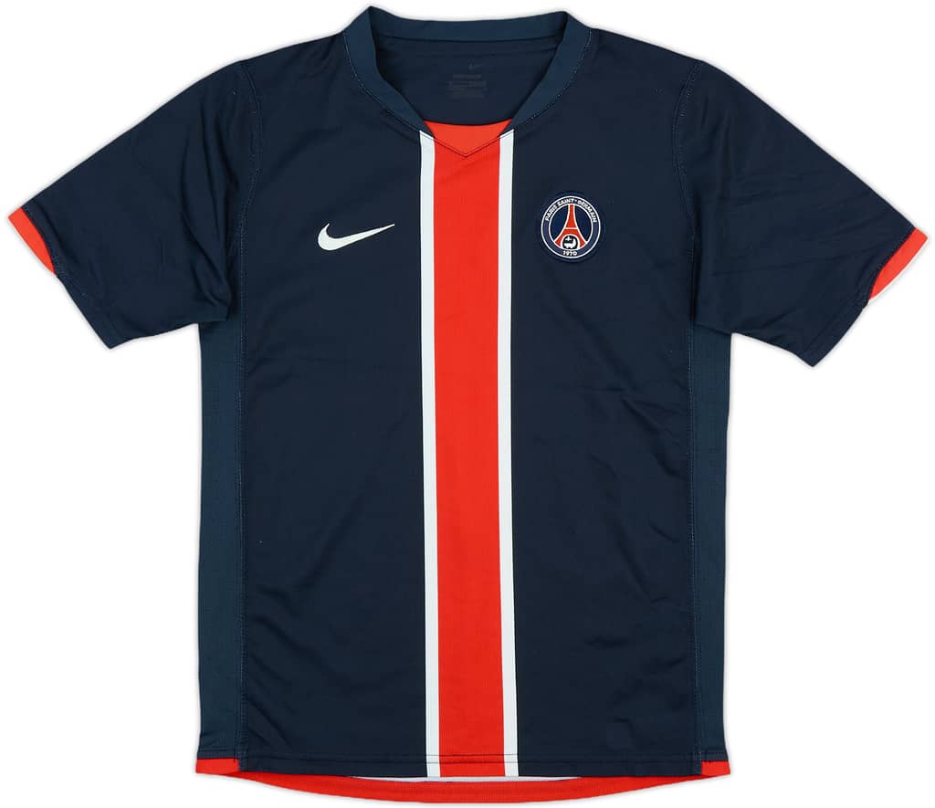 2006-07 Paris Saint-Germain Home Shirt - 6/10 - (L.Boys)