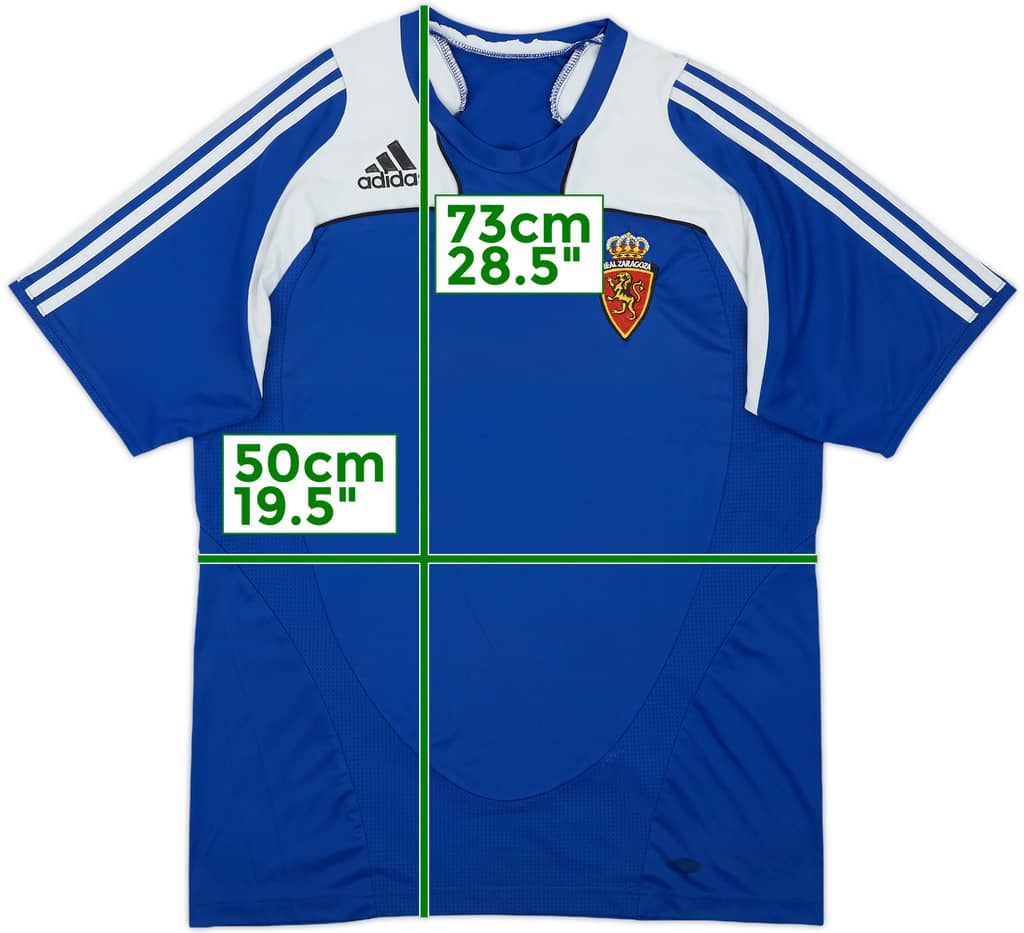 2010-11 Real Zaragoza adidas Training Shirt - 6/10 - (M)