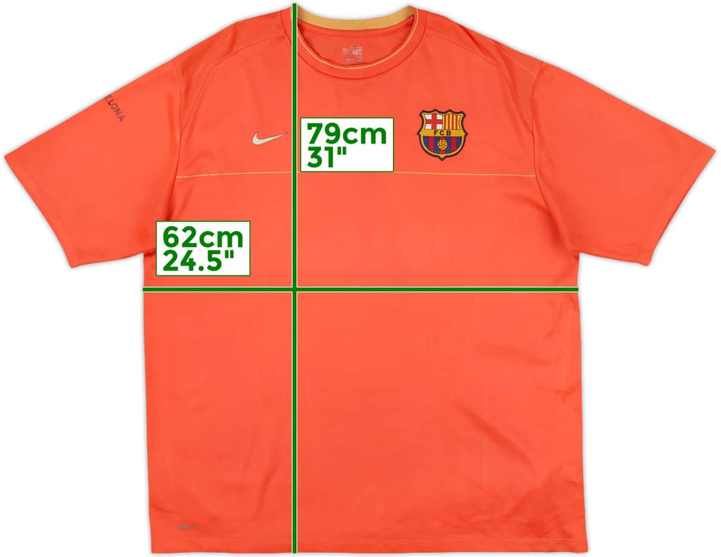 2008-09 Barcelona Nike Training Shirt - 6/10 - (XXL)