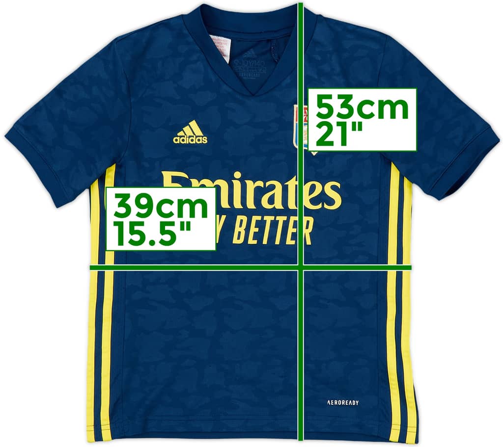 2020-21 Lyon Third Shirt - 8/10 - (S.Boys)
