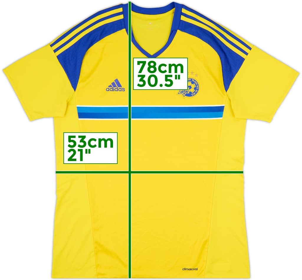 2016-17 Maccabi Tel-Aviv Home Shirt - 8/10 - (L)