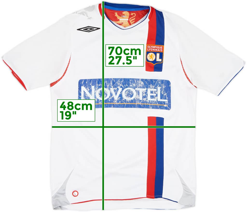 2006-07 Lyon Home Shirt - 4/10 - (S)