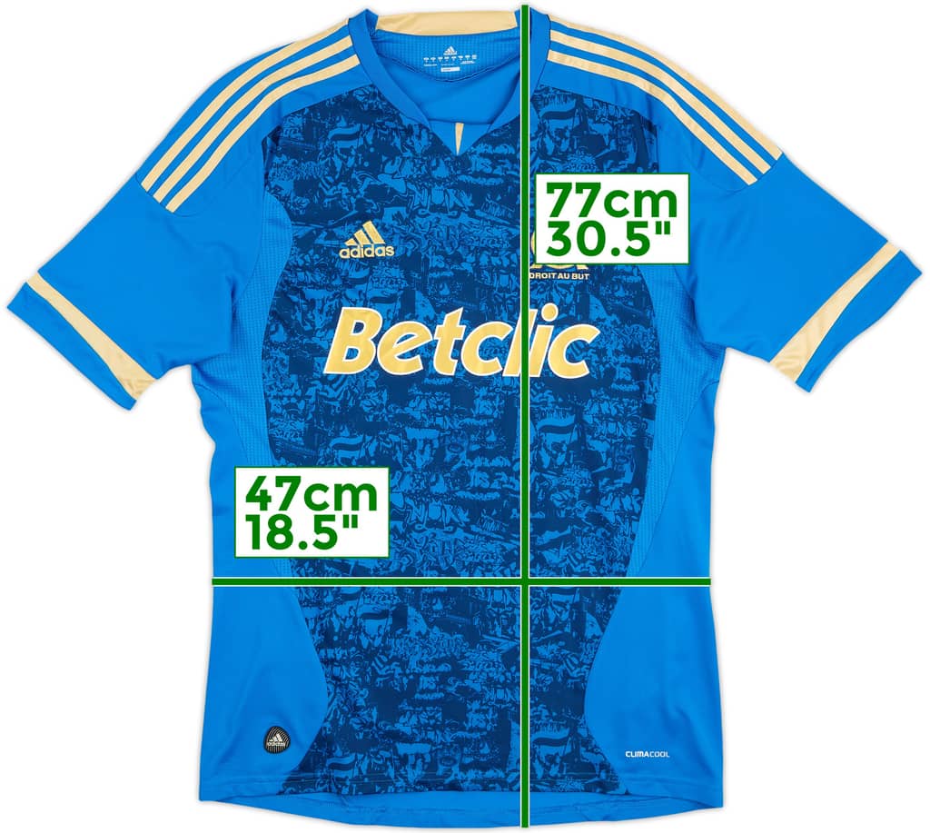 2011-12 Olympique Marseille Away Shirt - 8/10 - (M)