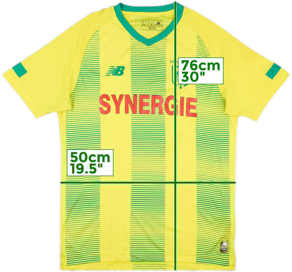 2019-20 Nantes Home Shirt - 6/10 - (M)