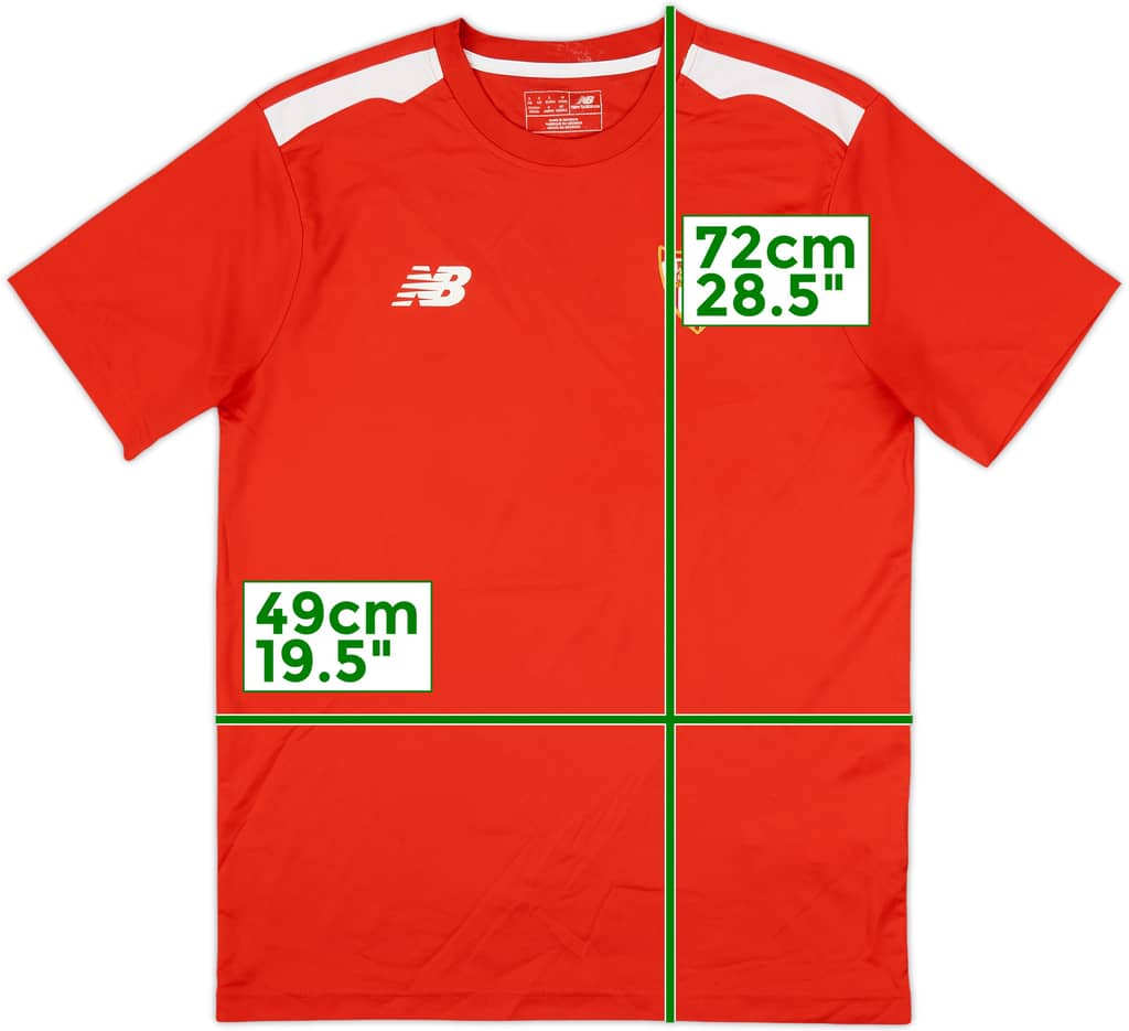 2016-17 Sevilla New Balance Training Shirt - 8/10 - (S)