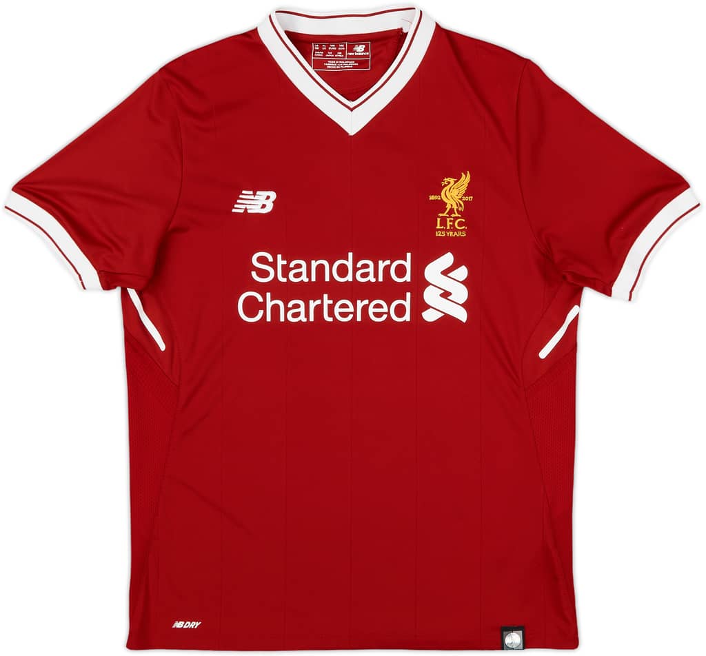 2017-18 Liverpool 125 Years Home Shirt - 7/10 - (L.Boys)